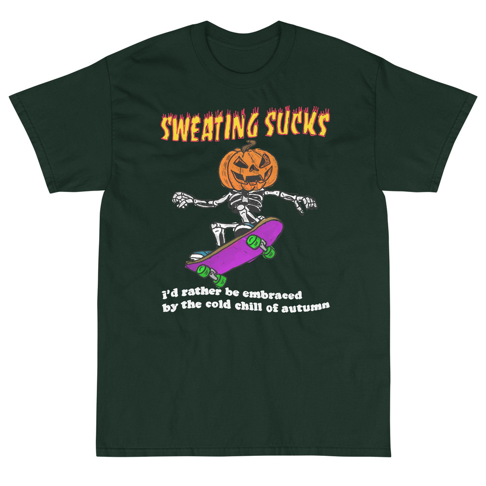 No Sweat Halloween Short Sleeve T-Shirt - 3.jpg