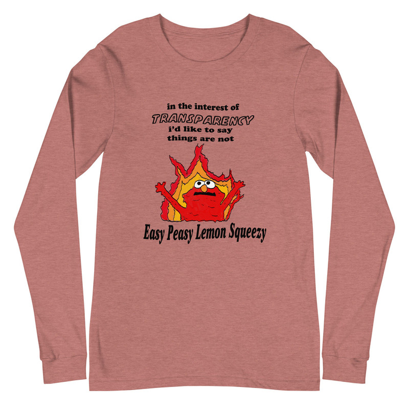 Not So Easy Peasy Unisex Long Sleeve Tee - 3.jpg