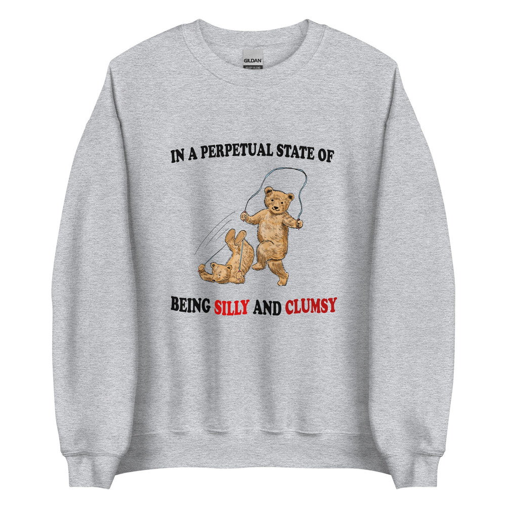 Silly & Clumsy Unisex Sweatshirt - 1.jpg