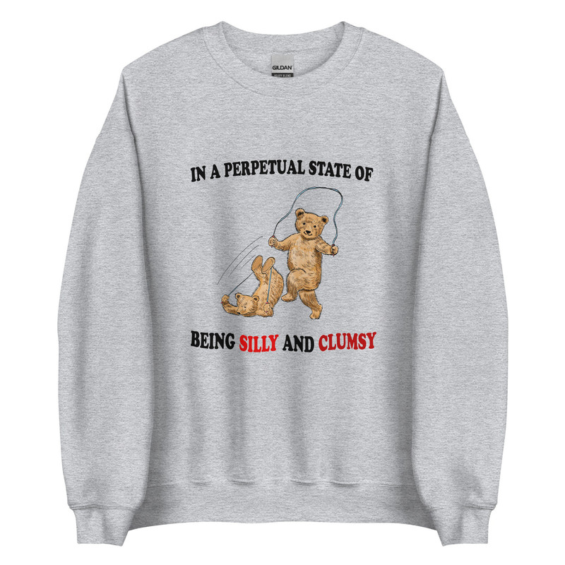 Silly & Clumsy Unisex Sweatshirt - 1.jpg