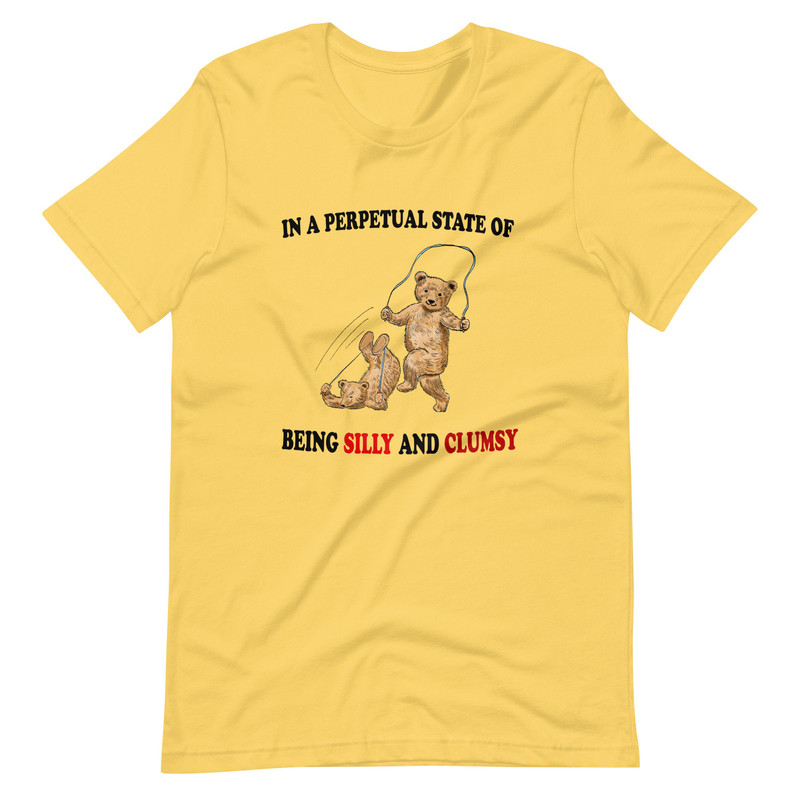 Silly & Clumsy Unisex t-shirt - 1.jpg