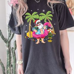 comfort colors christmas in july summer xmas decoration men women kids t-shirt, christmas in july sweat shirt