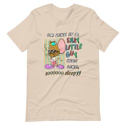 silly-sleepy unisex t-shirttiktoktrend,grimace,milkshake,funny meme