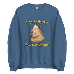 so perfect and humble unisex sweatshirttiktoktrend,grimace,milkshake,funny meme