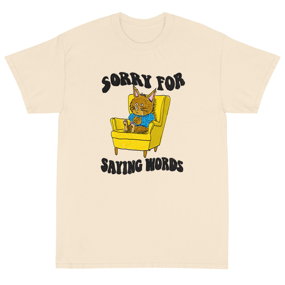 Sorry For Words Short Sleeve T-Shirt - 1.jpg