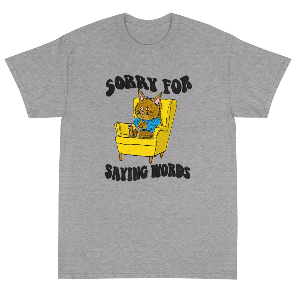 Sorry For Words Short Sleeve T-Shirt - 2.jpg