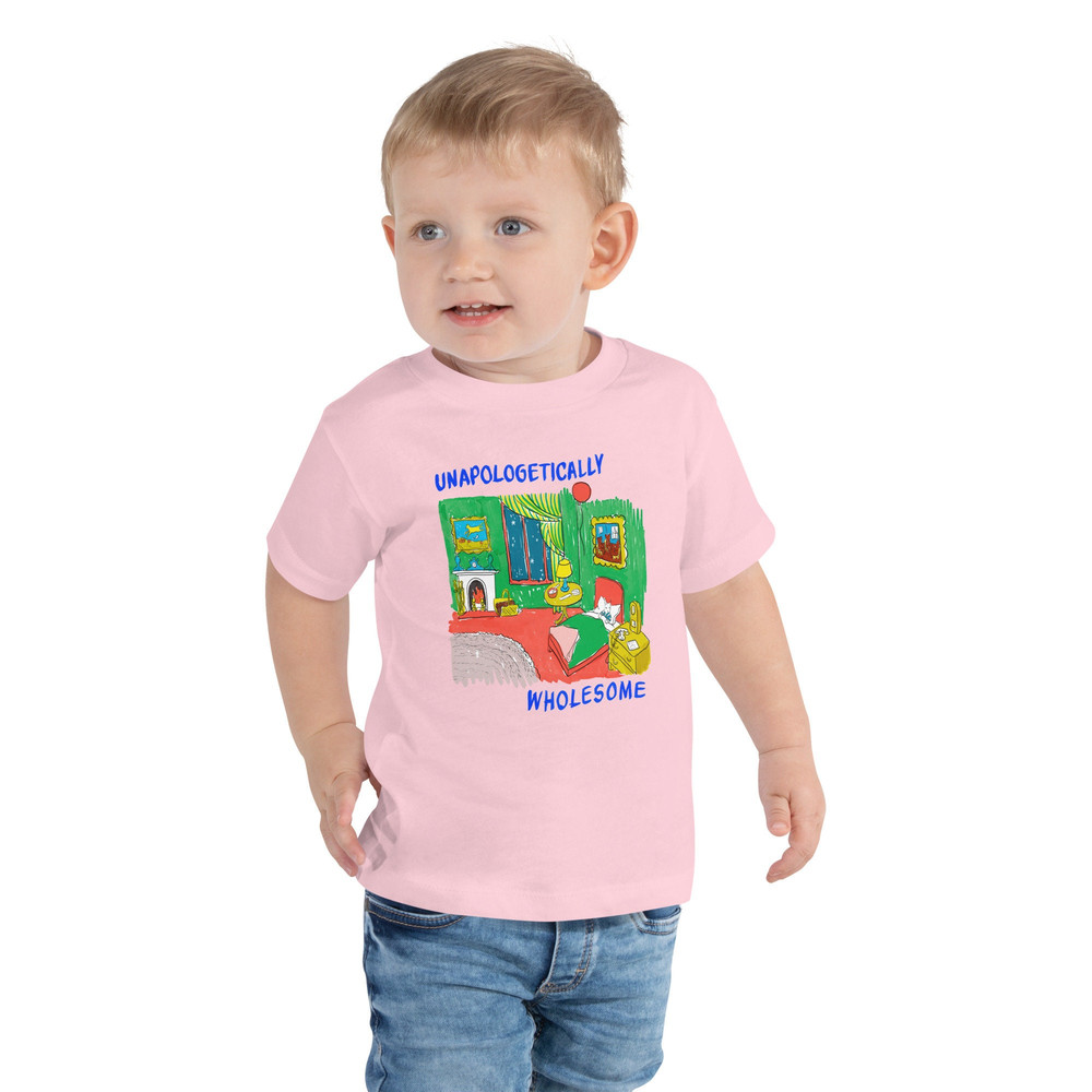 Unapologetically Wholesome Toddler Short Sleeve Tee - 2.jpg