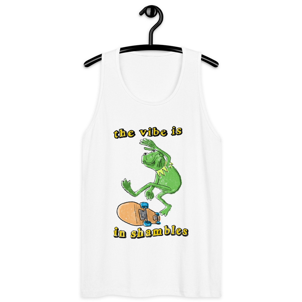 Vibe in Shambles Men’s premium tank top - 5.jpg