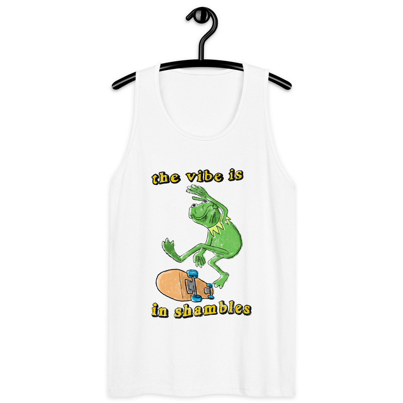 Vibe in Shambles Men’s premium tank top - 5.jpg