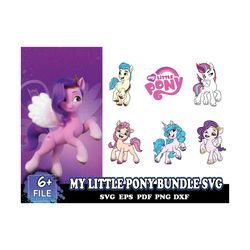 my little pony bundle svg, pony svg, unicorn svg