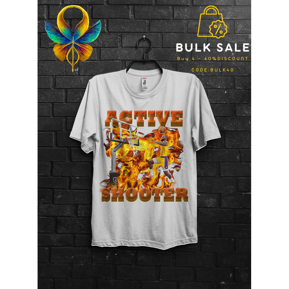Active Shooter Funny Basketball Gift Meme TShirt For Mens,Active Shoter Shirt Gifts For Him,Gym,Basketballer Gift For College Boys Teenager - 2.jpg