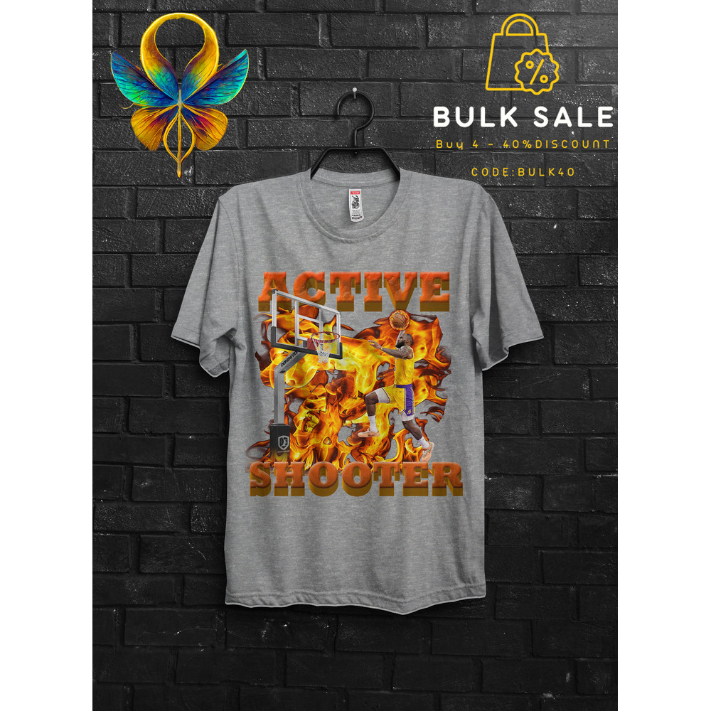 Active Shooter Funny Basketball Gift Meme TShirt For Mens,Active Shoter Shirt Gifts For Him,Gym,Basketballer Gift For College Boys Teenager - 3.jpg
