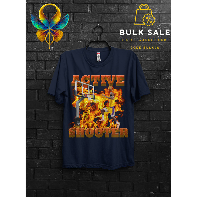 Active Shooter Funny Basketball Gift Meme TShirt For Mens,Active Shoter Shirt Gifts For Him,Gym,Basketballer Gift For College Boys Teenager - 4.jpg