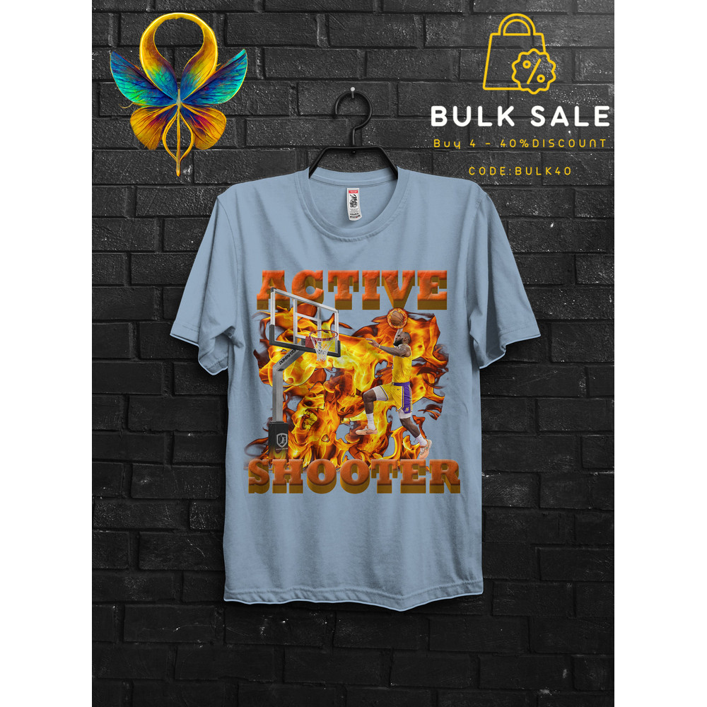 Active Shooter Funny Basketball Gift Meme TShirt For Mens,Active Shoter Shirt Gifts For Him,Gym,Basketballer Gift For College Boys Teenager - 5.jpg