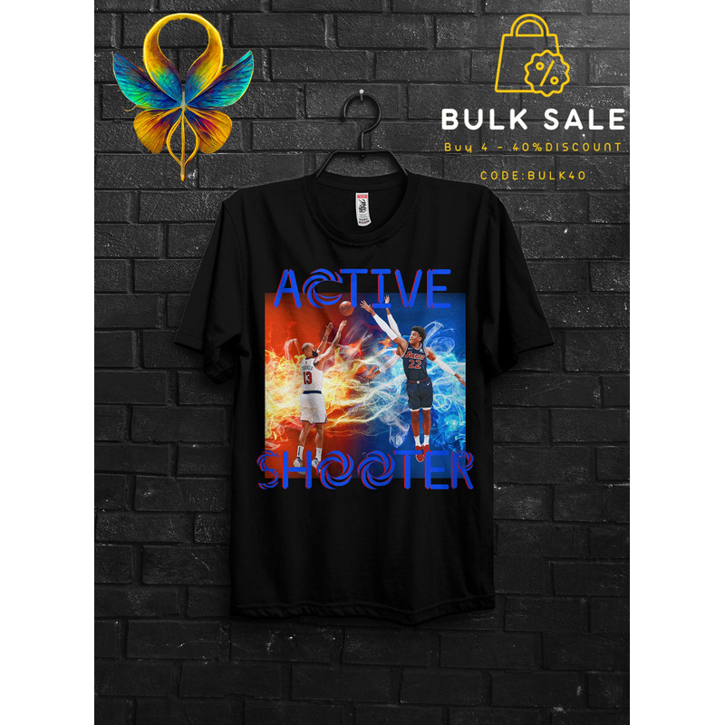Active Shoter Shirt Gifts For Him,Gym,Basketballer Gift For College Boys Teenager,Active Shooter Funny Basketball Gift Meme TShirt For Teen - 1.jpg