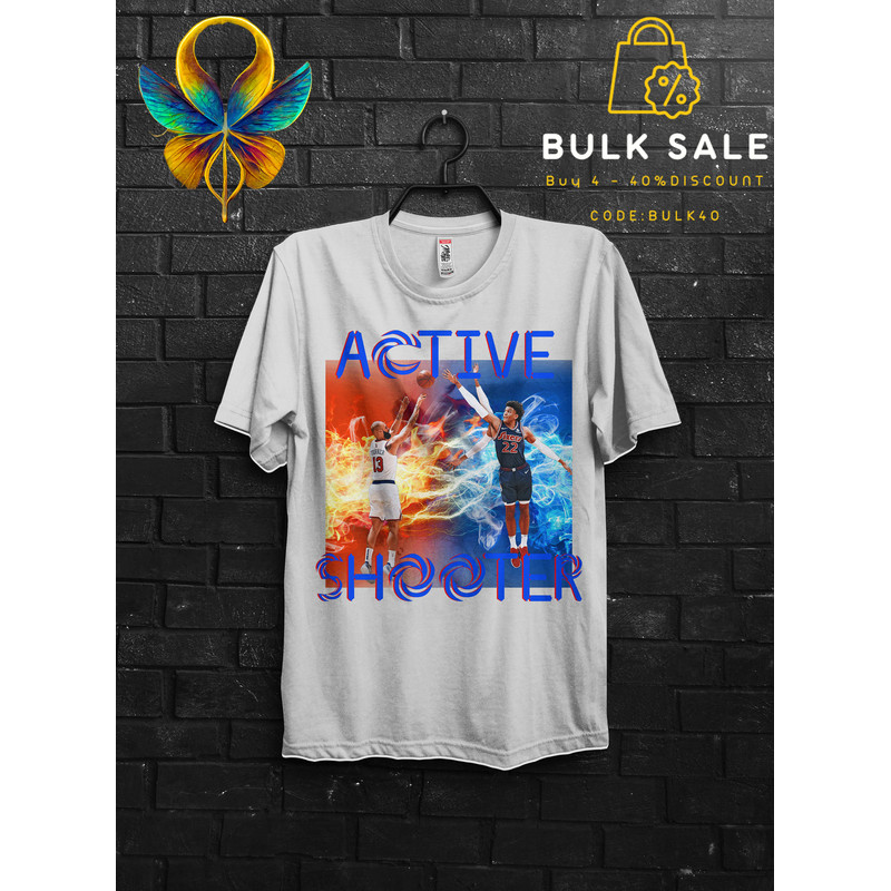 Active Shoter Shirt Gifts For Him,Gym,Basketballer Gift For College Boys Teenager,Active Shooter Funny Basketball Gift Meme TShirt For Teen - 2.jpg