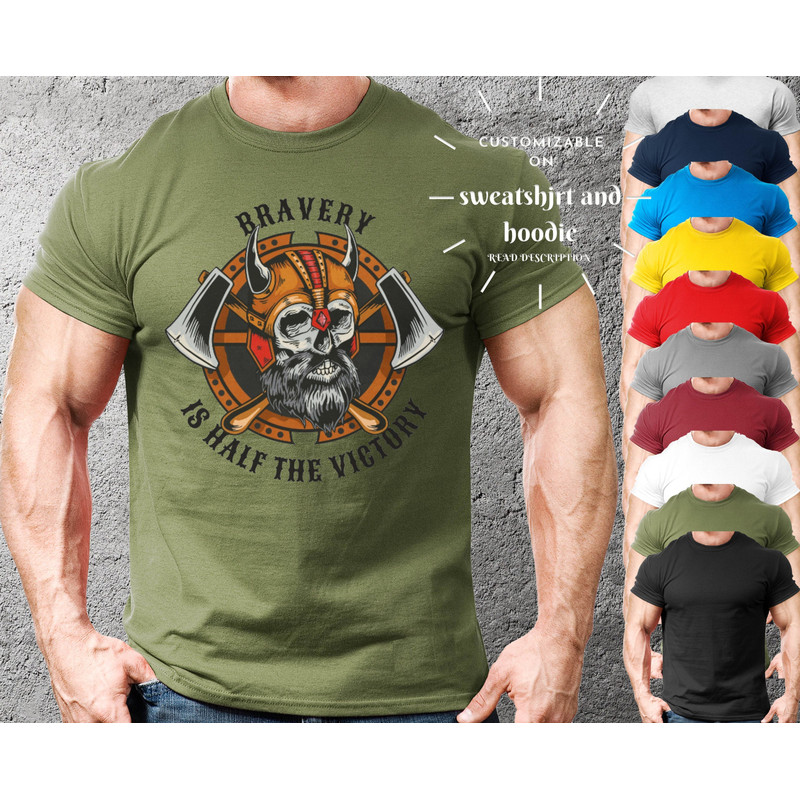 Anime Gift T Shirt Viking Warrior Tee For Man,Norse Mythology Gift Viking Shirt ,Valhalla TShirt Gift Nordic,Viking Norse History Shirt Man - 1.jpg