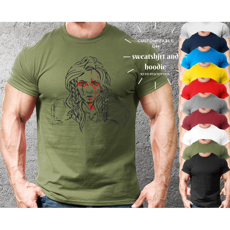 Anime Girl Gift T Shirt Viking Warrior For Man,Fun Viking Gift Shirt,Norse Mythology Warriors TShirt Unisex,Cool Gift Shirt Norse Mythology - 1.jpg