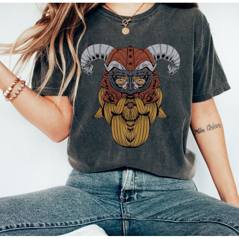 Anime Long Beard Viking T shirt Nordic Clothing For Boys And Girls,Norse Mythology Warriors TShirt Unique Unisex, Cool Vikings Tee TShirt - 3.jpg