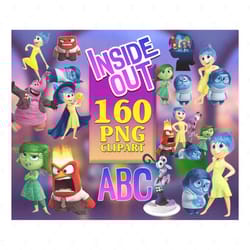 160 inside out clipart, inside out birthday, inside out alphabet, inside out tshirt png