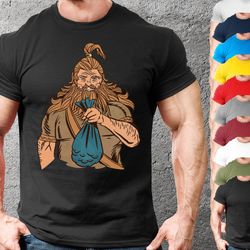 anime viking thief norse mythology shirt unisex,cartoon viking norse history tshirt for men and women,cool rune t shirt