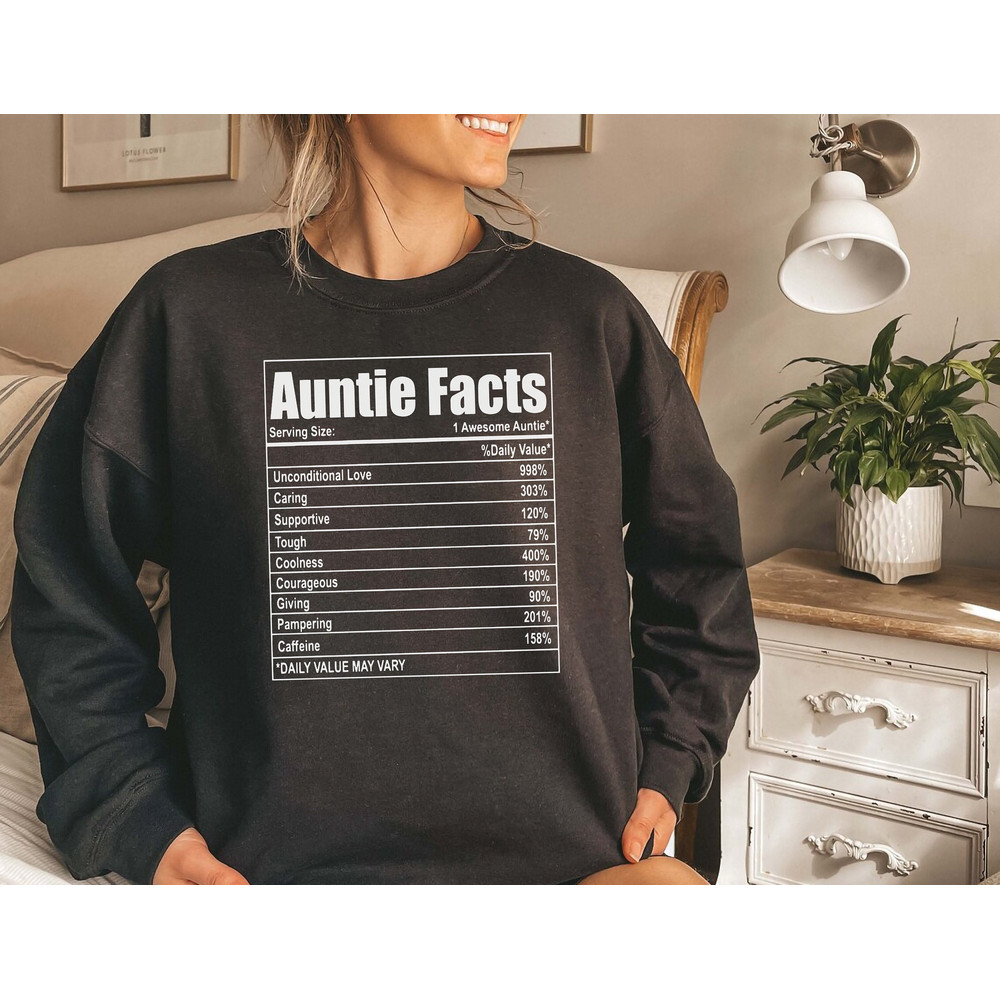 Aunt Nutrition Facts Gift Swetshir For Aunti,Nutrition Posters Sweat Shirt For Aunty,Cool Sister Crewneck,Best Aunt Pullover, Aunt Sweater - 1.jpg