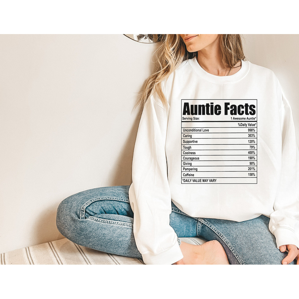 Aunt Nutrition Facts Gift Swetshir For Aunti,Nutrition Posters Sweat Shirt For Aunty,Cool Sister Crewneck,Best Aunt Pullover, Aunt Sweater - 2.jpg