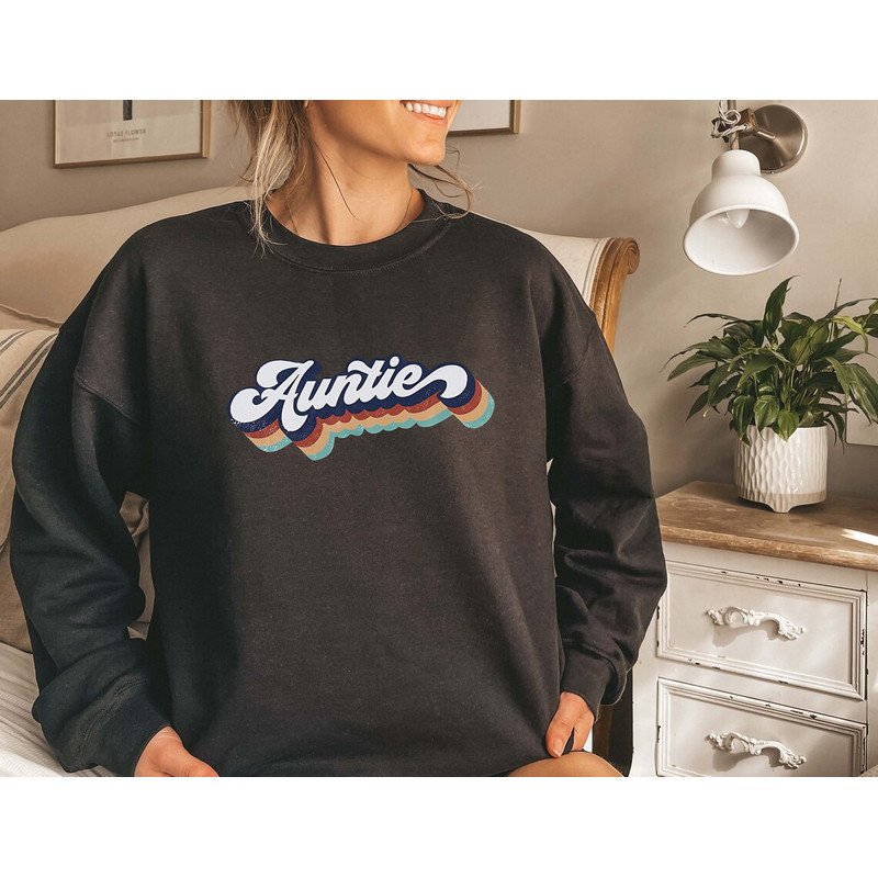 Aunty Gifts Crewneck Retro Design For Auntie,Aunti Sweatshir 80s,Cool Sister Pullover,Best Aunt Sweater,Cute Aunti Sweat Shirt,90s Designs - 2.jpg