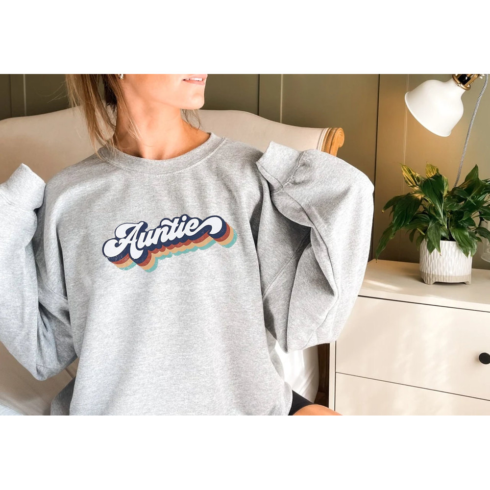 Aunty Gifts Crewneck Retro Design For Auntie,Aunti Sweatshir 80s,Cool Sister Pullover,Best Aunt Sweater,Cute Aunti Sweat Shirt,90s Designs - 5.jpg