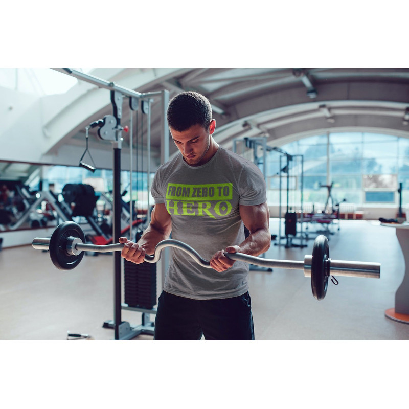 Bodybuilder T-Shirt Gift For Man,From Zero To Hero Pump Cover T Shirt,Oversized Shirt Anime For Gym Rats,Muscle Workout Tank Top,Fitness Tee - 2.jpg