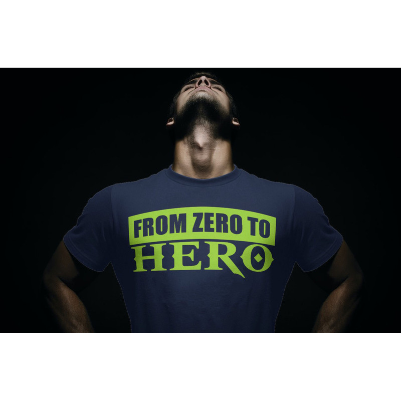 Bodybuilder T-Shirt Gift For Man,From Zero To Hero Pump Cover T Shirt,Oversized Shirt Anime For Gym Rats,Muscle Workout Tank Top,Fitness Tee - 3.jpg