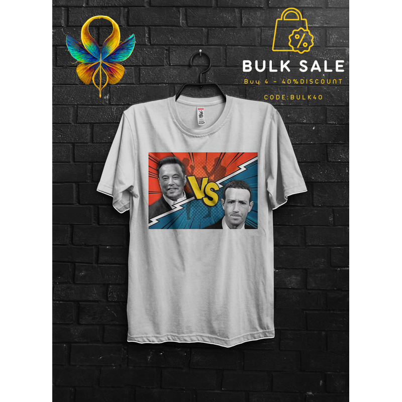 Cage Fight MMA Elon Musk VS Mark Zuckemberg 2024 Gaming Encounter T Shirt Gift Meme's For Man,CEO Meta Fight Night Shirt Las Vegas Funny - 2.jpg