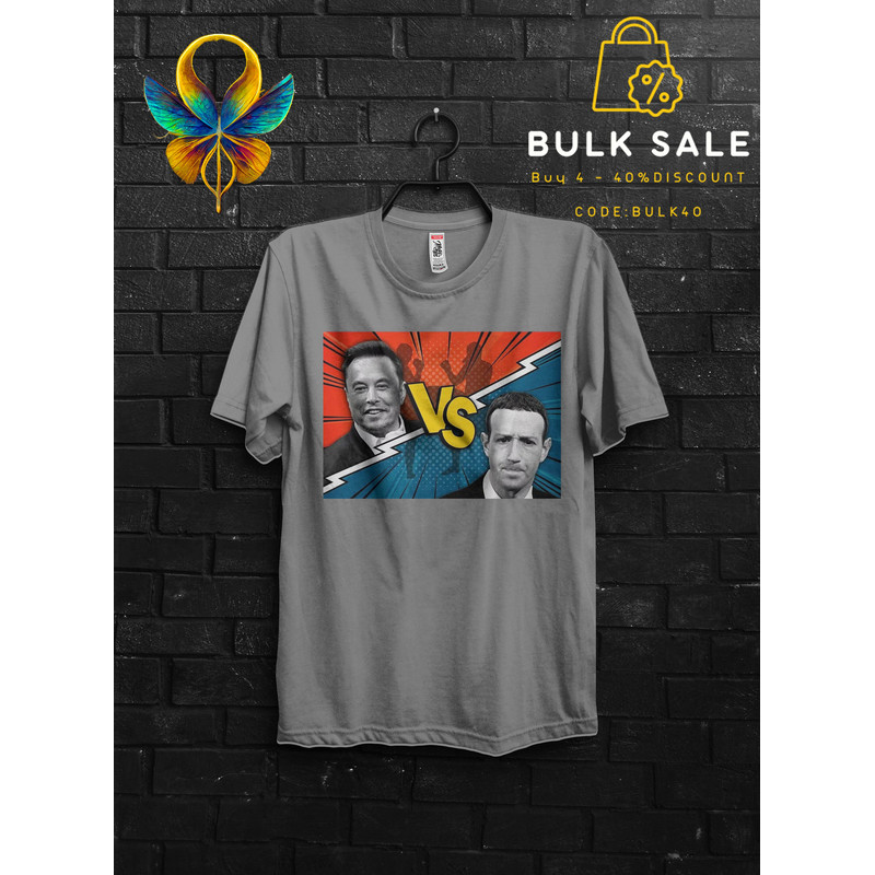 Cage Fight MMA Elon Musk VS Mark Zuckemberg 2024 Gaming Encounter T Shirt Gift Meme's For Man,CEO Meta Fight Night Shirt Las Vegas Funny - 3.jpg
