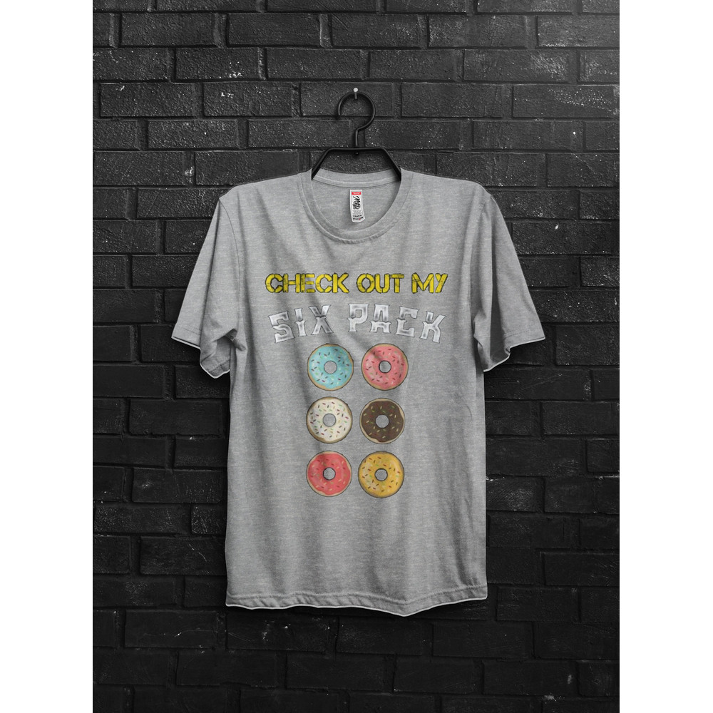 Check Out My Six Pack Funny Pump Cover Gym Gift For Man,Anime TShirt For Gym Rats,Oversized Muscle Shirt,Bodybuilder Workout Appareal,Donuts - 3.jpg