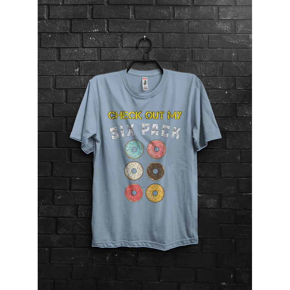 Check Out My Six Pack Funny Pump Cover Gym Gift For Man,Anime TShirt For Gym Rats,Oversized Muscle Shirt,Bodybuilder Workout Appareal,Donuts - 5.jpg