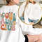 Cool Aunt Club Floreal Sweatshirt with Front and Back Print, Boho Bubble Letters,Perfect Aunt Gift,Cool Auntie Sweat Shirt,Auntie Vibes - 2.jpg