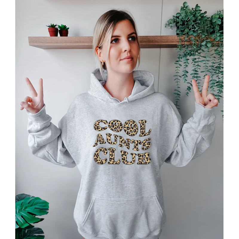 Cool Aunts Club Hoodie Leopard Aunt Birthday,Boho Bubble Letters Sister Gift,Cool Sister Sweat,Best Auntie Sweat,Cute Aunty Gift For Her - 5.jpg