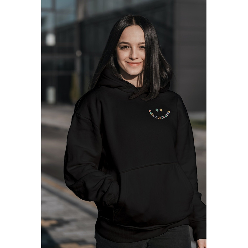 Cool Aunts Club Hoodie with Front and Back Print,Best Aunt Sweat,Cute Aunt Gifts,Cool Aunt Sweatshirt,New Auntie Crewneck, Aunt Pullover Tee - 4.jpg