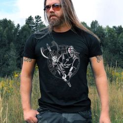 cool gift viking t shirt for norse warrior for man,viking gift shirt for norse mythology man,viking,valhalla t-shirt gif