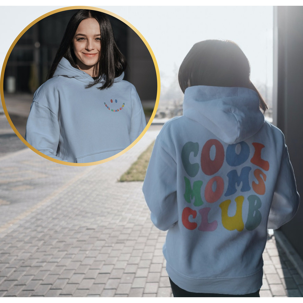 Cool Moms Club Gift Hoodie, Cute Mom Gift for Mom, Retro Pullover Gifts for Beautiful Wife, New Mom Gift Crew Neck, Mom Birthday Gift - 3.jpg