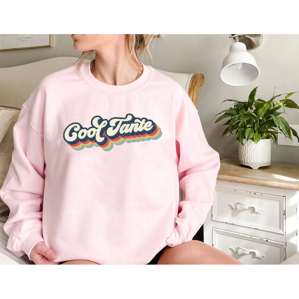 Cool Tante Gift Sweatshir Retro Design For Auntie,Cool Aunts Club, Trend Crewneck 80s,Cool Sister Pullover,Best Aunt Sweater,Cute Aunt Sweat - 3.jpg
