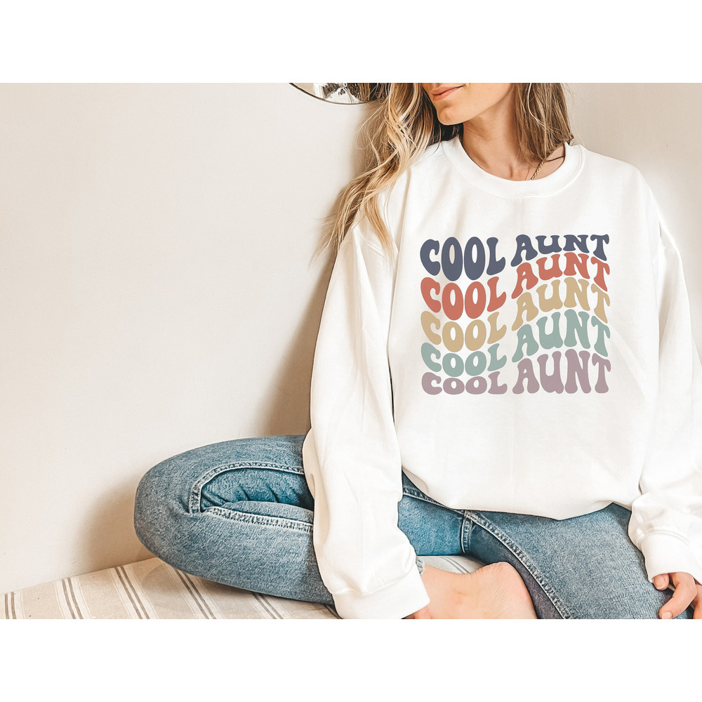 Cools Aunts Club Sweatshirt Gift For Auntie,Boho Bubble Letters Pullover,Sister Gifts,Aunt Birthday Gift,Auntie Vibes Sweater,Aunty Crewneck - 1.jpg