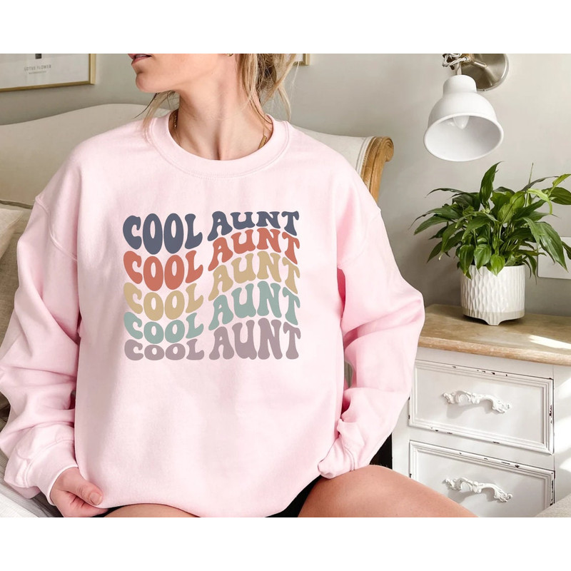 Cools Aunts Club Sweatshirt Gift For Auntie,Boho Bubble Letters Pullover,Sister Gifts,Aunt Birthday Gift,Auntie Vibes Sweater,Aunty Crewneck - 3.jpg