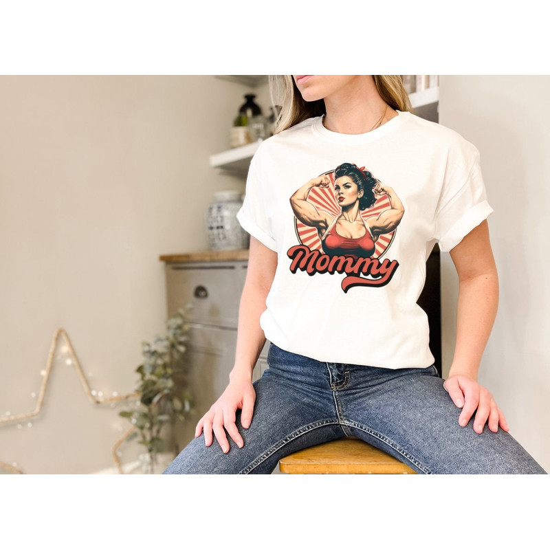 Cute Fitness Tshirt, Funny Workout T-shirt,Womens Shirt That Lifts,Oversized Fitness Shirt for Women,Gym Mommy Tee,Mommy Gym Shirt - 4.jpg