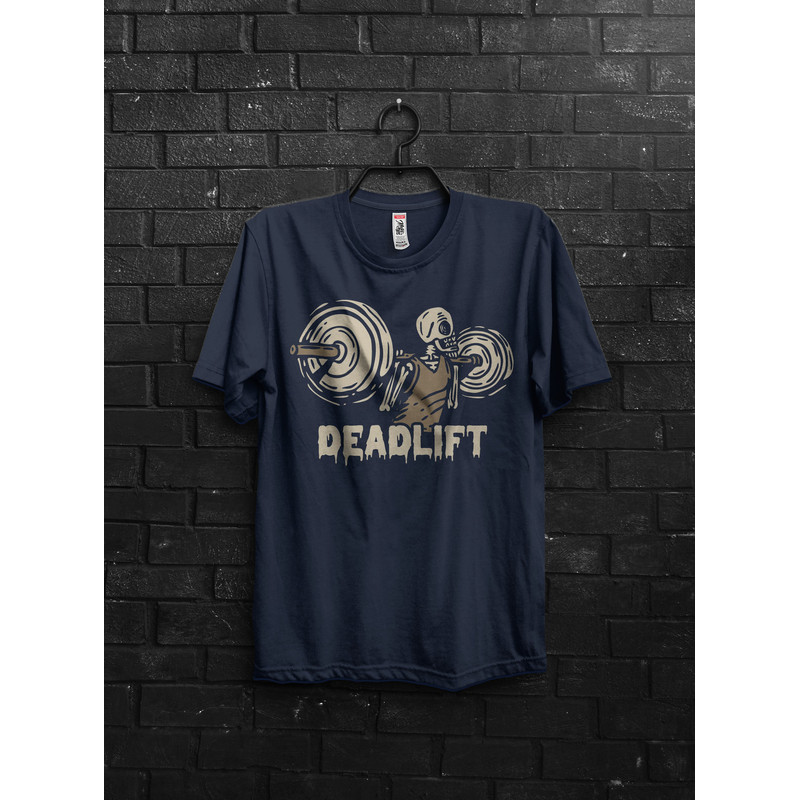 Deadlift Skeleton Shirt, Skeleton Workout Shirt, Crossfit Tee, Bodybuilding Shirt, Gym Shirt, Funny Skull Shirt, Fitness Shirt, Barbell Tee - 2.jpg