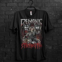 demon psichedelyc anime pump cover t shirt gift for man,strenght fitness muscle tank top,oversized workout shirt for gym