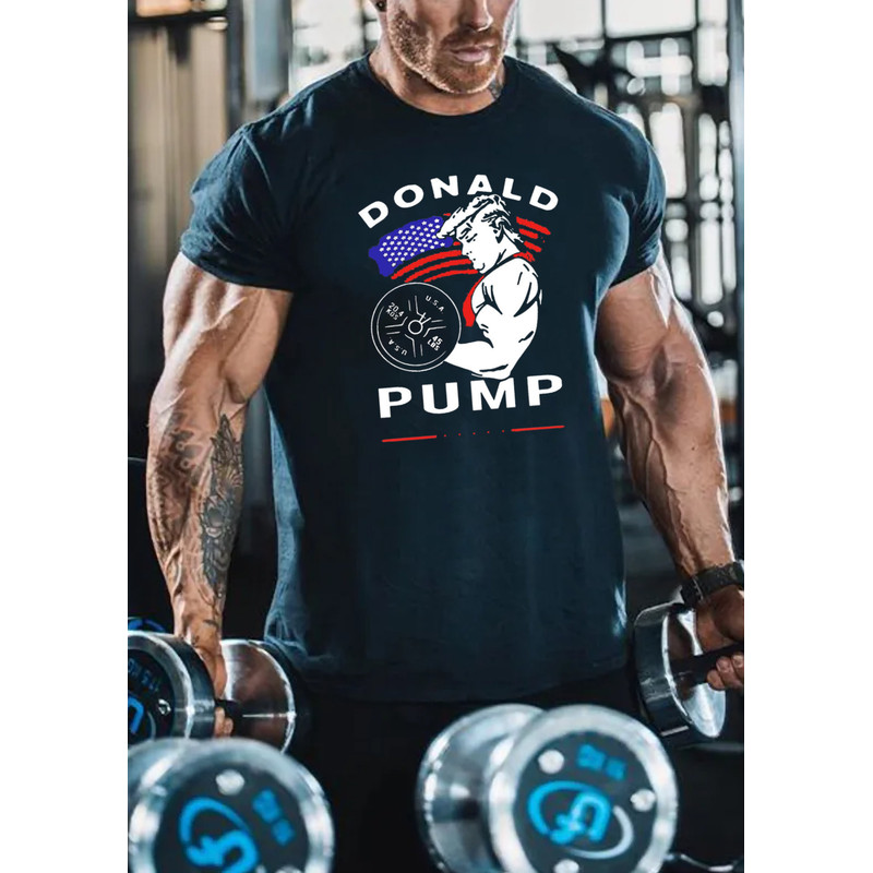 Donald Pump Gym T Shirt Gift For Gym Rats,Bodybuilder And Weightlifting TShirt For Mens,Oversized Funny Gym Shirt,Pump Cover For Man Gym Rat - 2.jpg