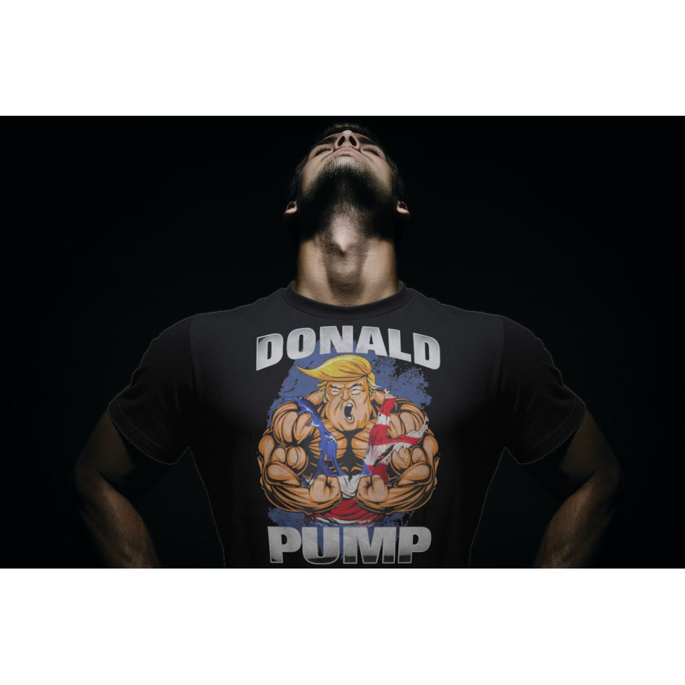 Donald Pump Smashing Gift Gym Shirt For Gym Rat,Funny Pump Cover,Oversized TShirt Workout Apparel,Fun Fitness T-shirt,Workout Shirt for Man - 1.jpg
