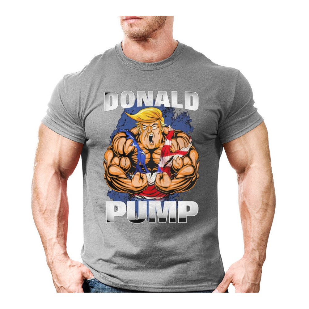 Donald Pump Smashing Gift Gym Shirt For Gym Rat,Funny Pump Cover,Oversized TShirt Workout Apparel,Fun Fitness T-shirt,Workout Shirt for Man - 5.jpg
