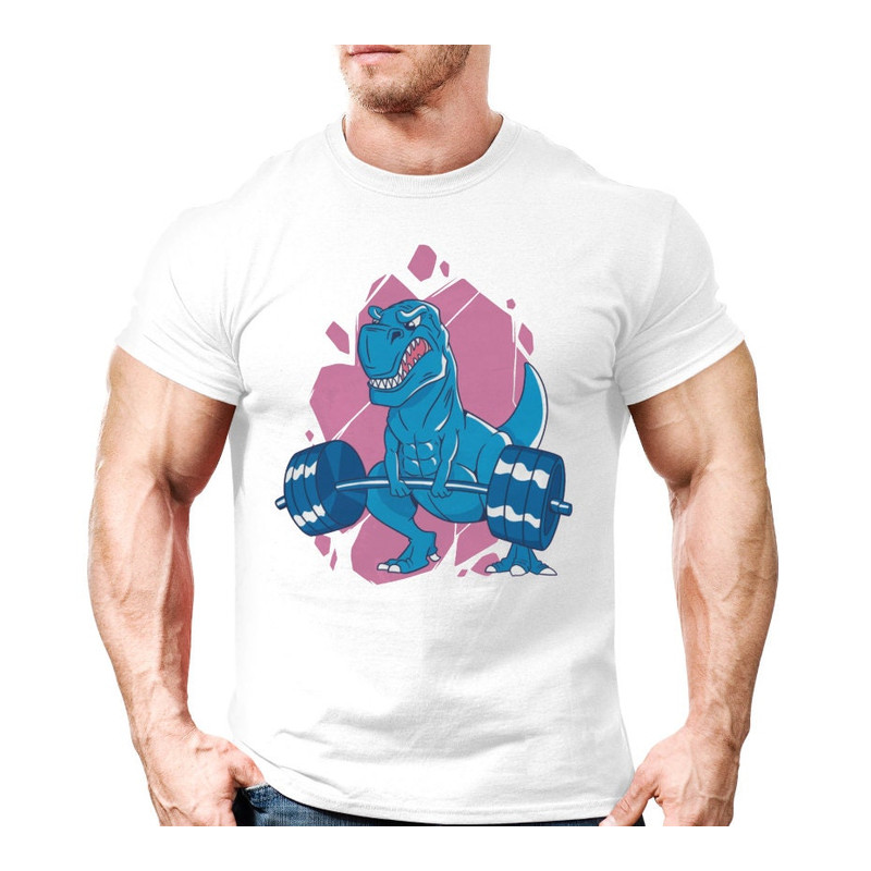 Dino Oversized T-shirt Workout Apparel,Mens and Womens Fun Fitness Tshirt,Workout T-Shirt for Men and Women,Workout Clothes,Funny Pump Cover - 4.jpg